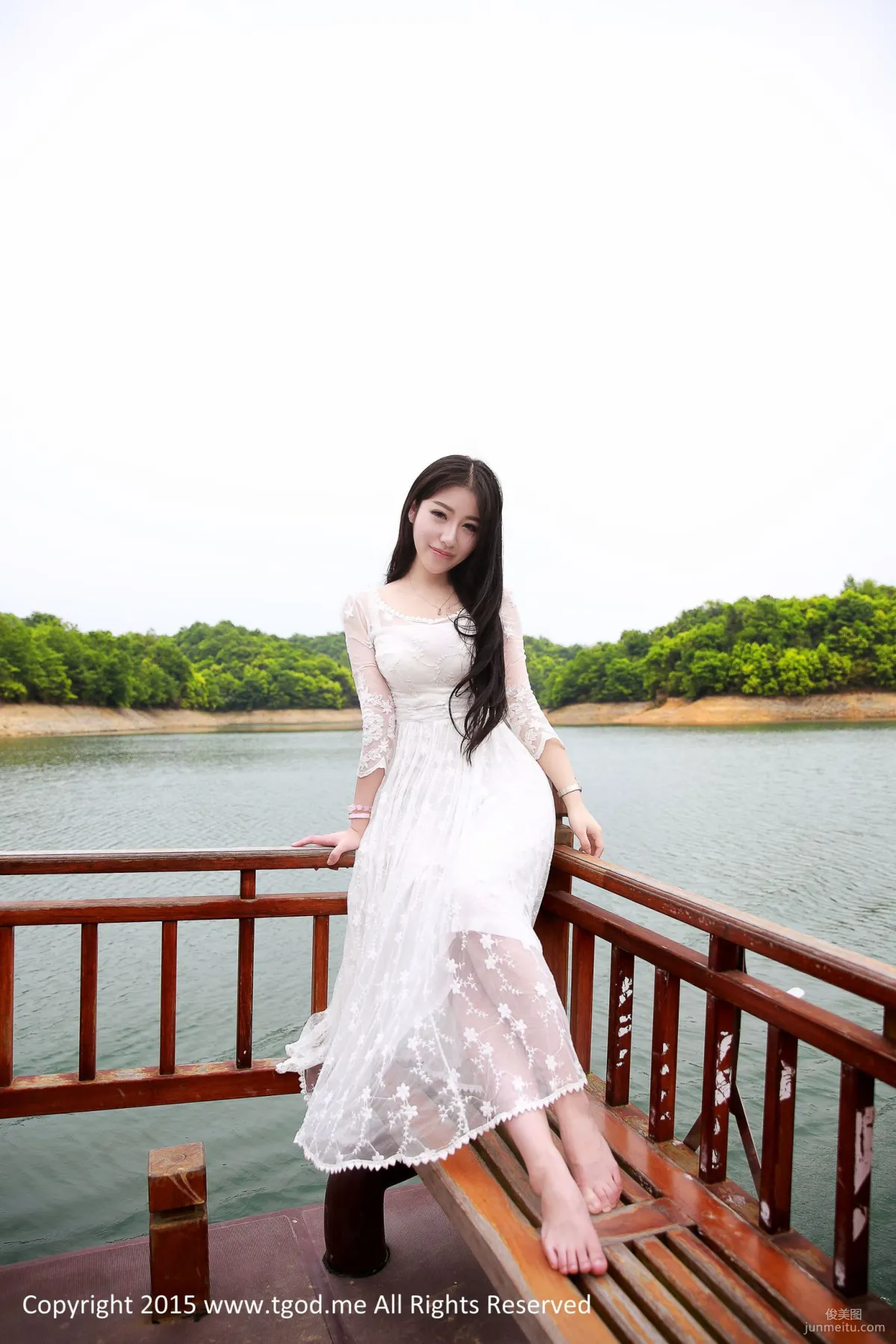 Youth Goddesses Lu Siyu, Xia Jing Goddess Arrives Jiujiang Huayuan Valley [TGOD] Photo Set photo 1