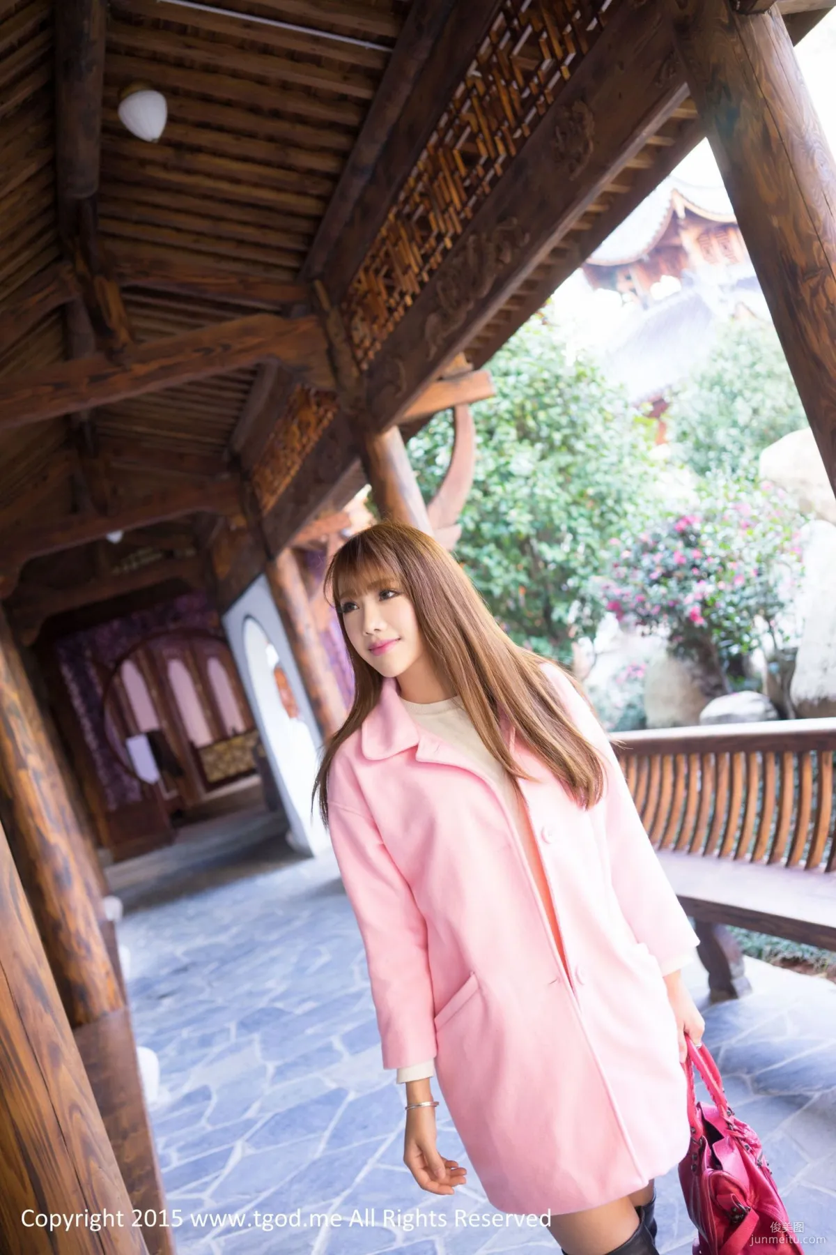 Akiki Zhu Ruomu 《Goddess Arrives》 Wuyi Niutoushan Hot Spring [TGOD] Photo Set photo 15