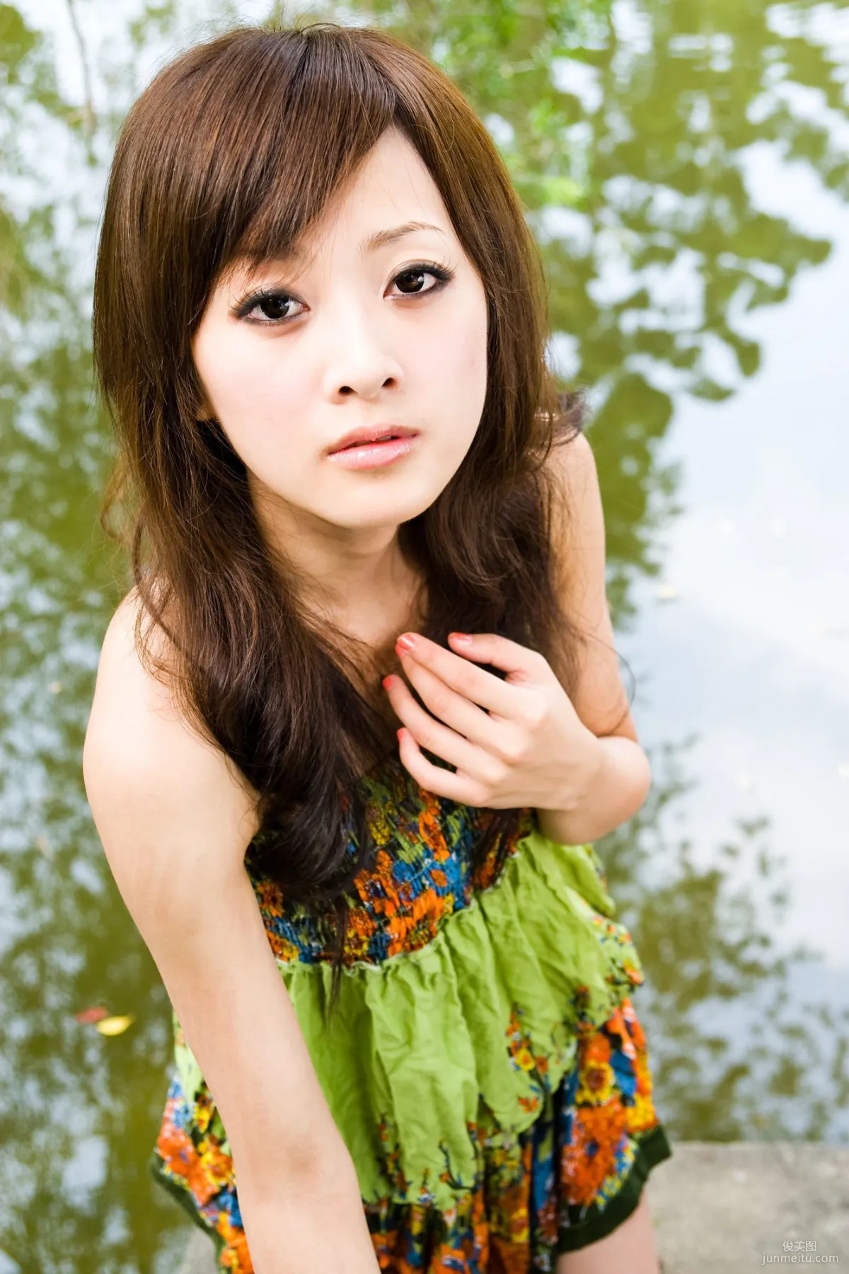 Guo Zi MM, Zhang Kaijie, Shuangxi Park Outdoor Shoot Photo Set photo 21