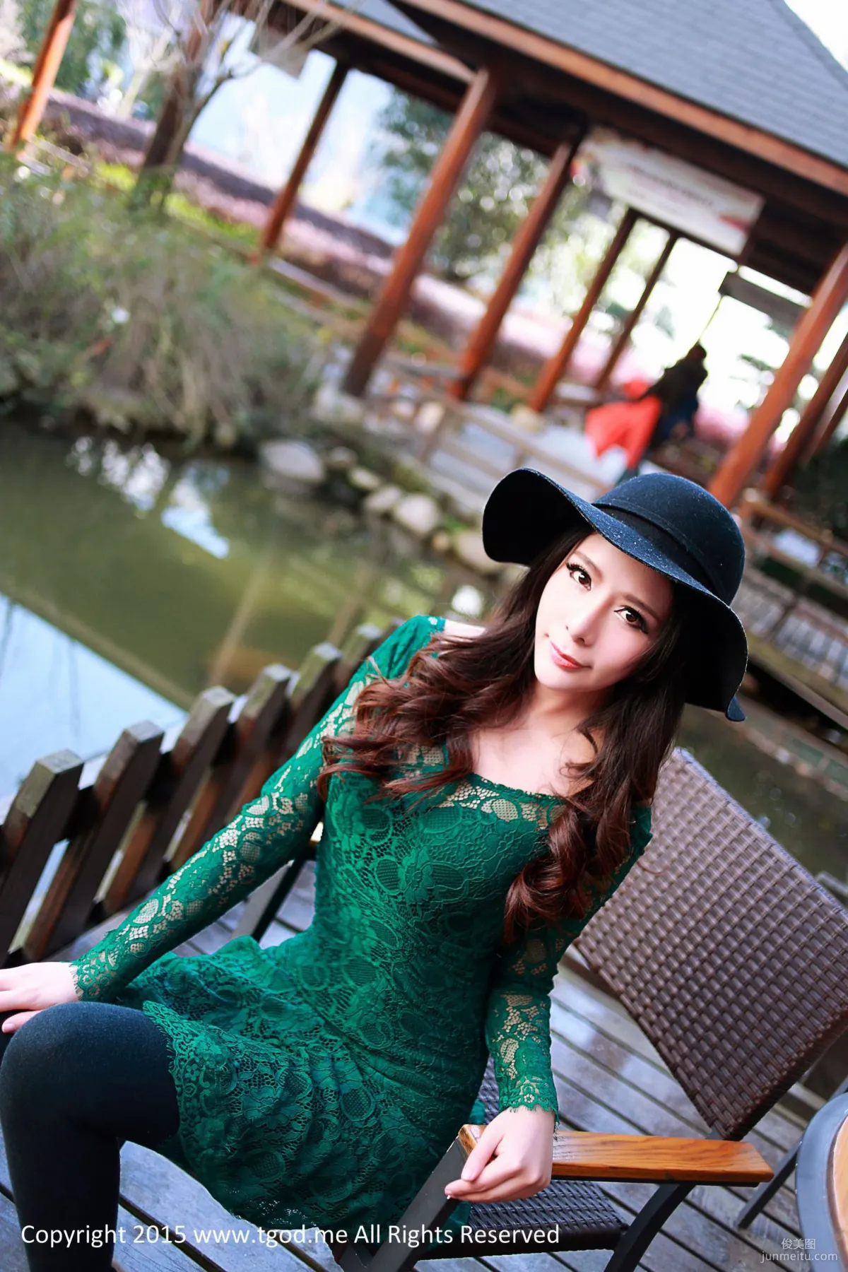 Xia Jing, Lu Siyu, Hu Yanqi, Goddesses Arrive: Jiayu Mountain Lake Hot Spring, Three Goddesses' Exclusive Goddess Pool [TGOD] Photo Set photo 14