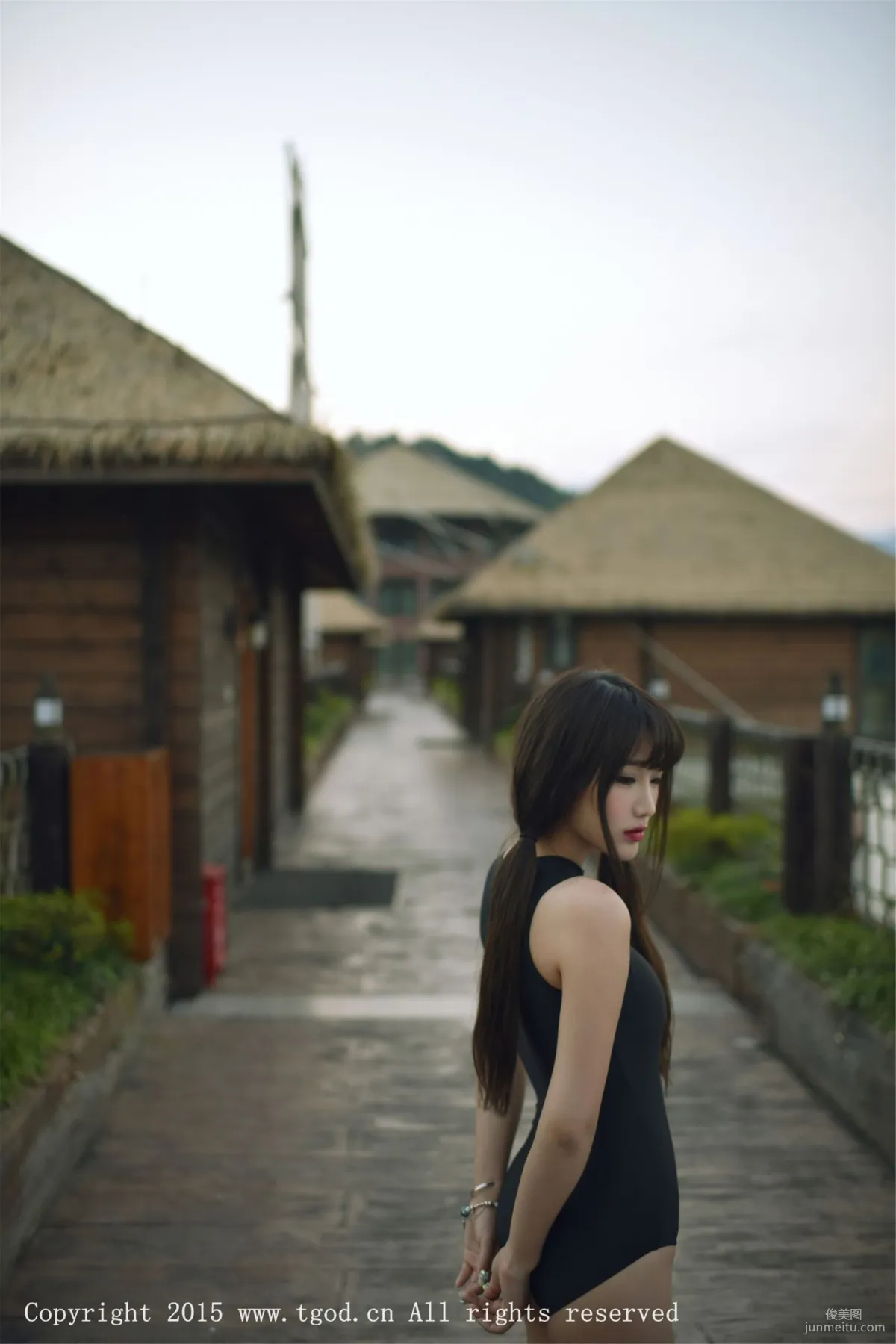 Akiki Zhu Ruomu, Yunman Travel Shoot, Gymnastics Suit and School Swimsuit Series [TGOD] Photo Set photo 52