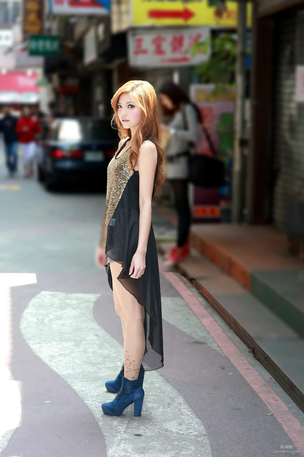 Taiwan Beauty Mikiyo, Fresh and Sweet Street Snap, Photo Set photo 13
