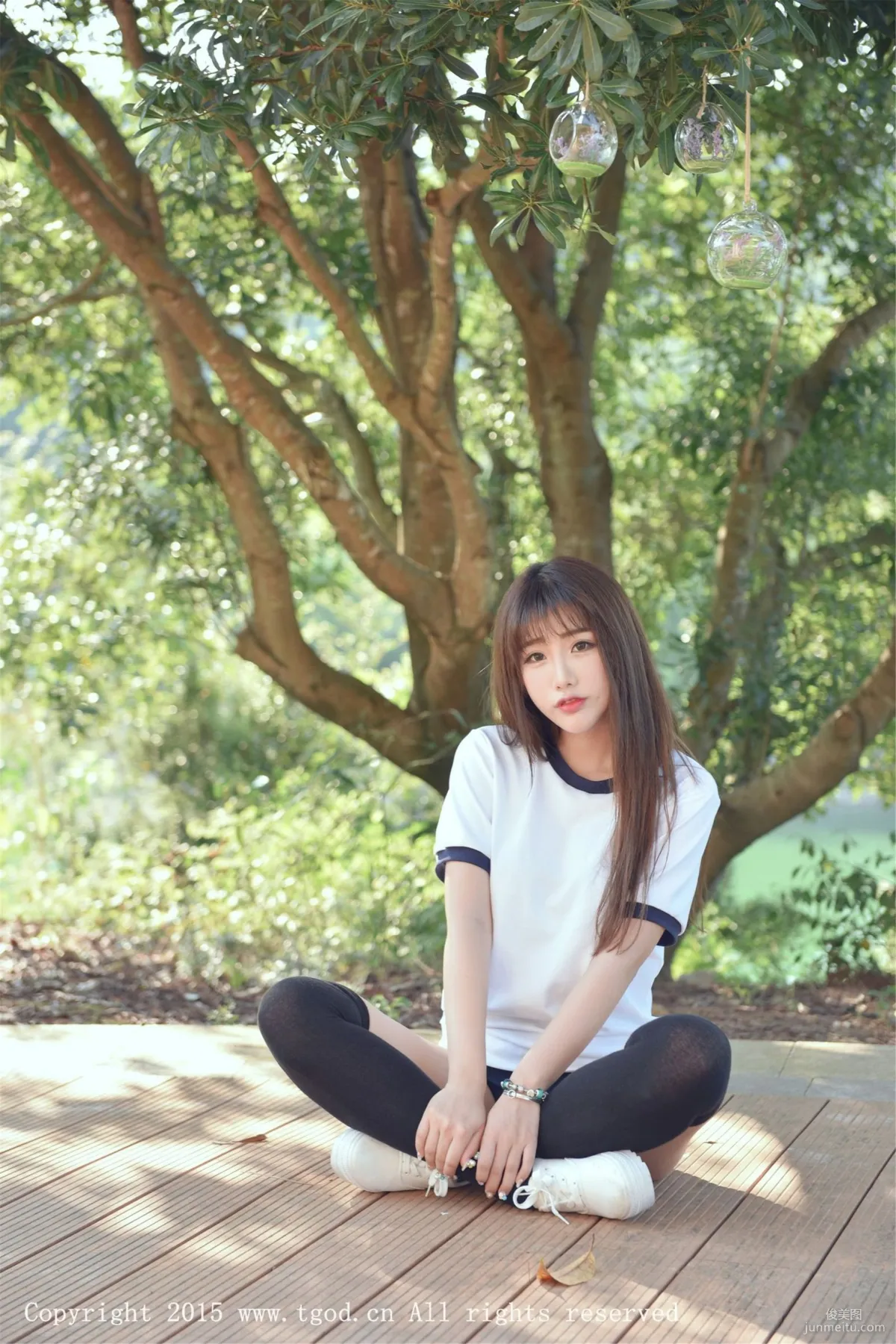 Akiki Zhu Ruomu, Yunman Travel Shoot, Gymnastics Suit and School Swimsuit Series [TGOD] Photo Set photo 37
