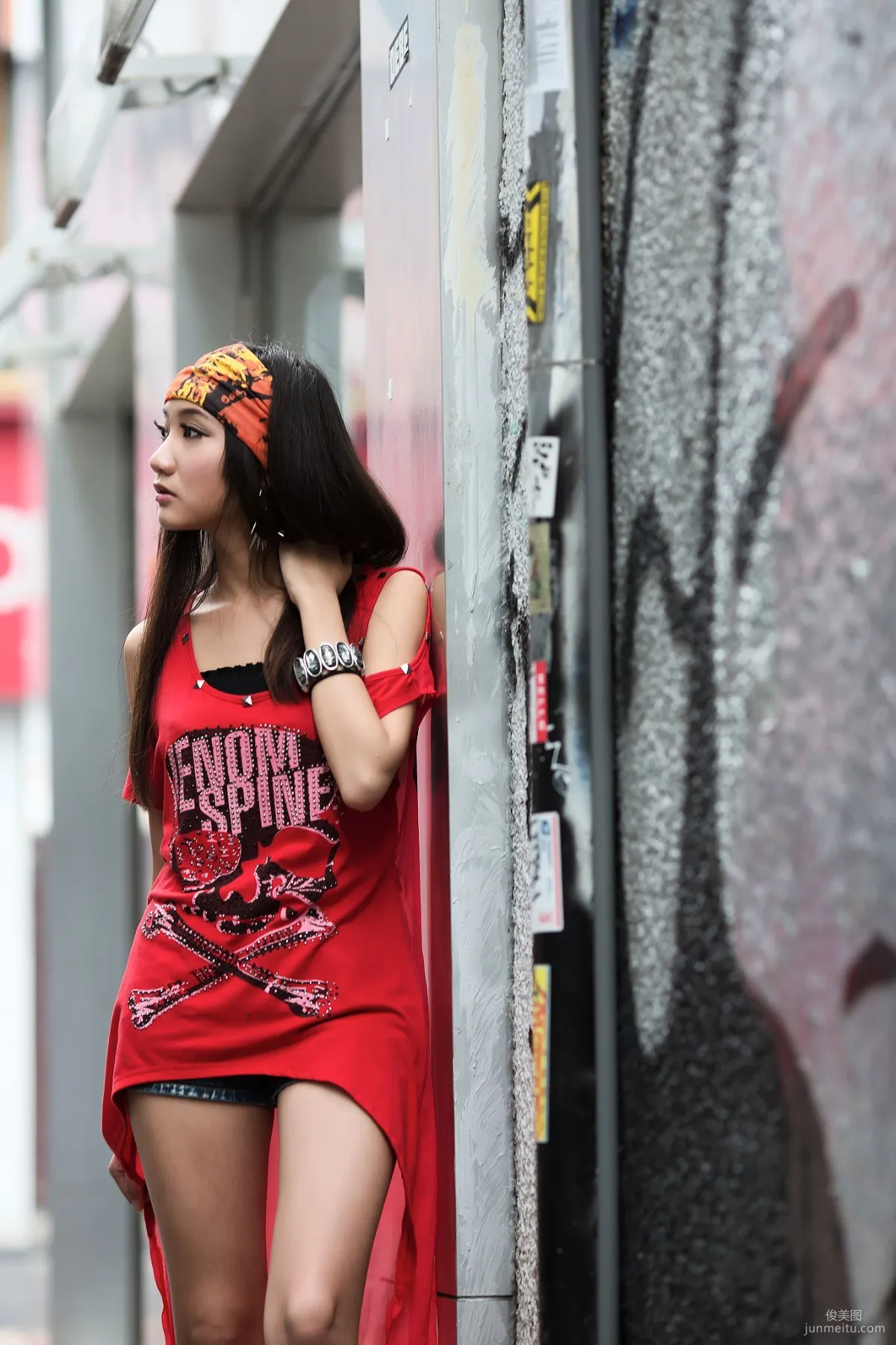 Taiwan Leg Model Tina Chen Siting, American Street, Street Snap Photo Set photo 9