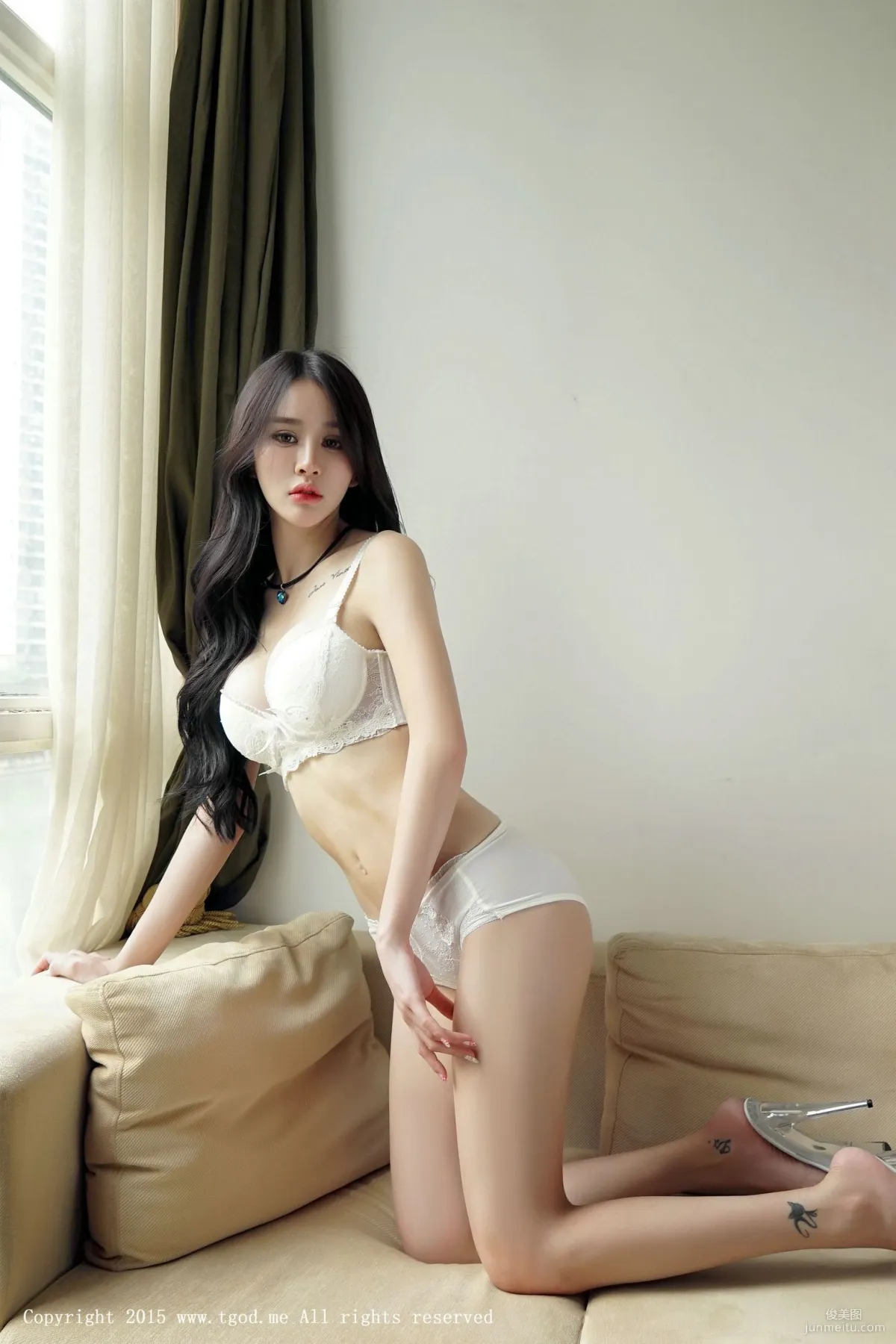 Cheryl Qingshu, Bikini and White Shirt Series [TGOD] Photo Set photo 41