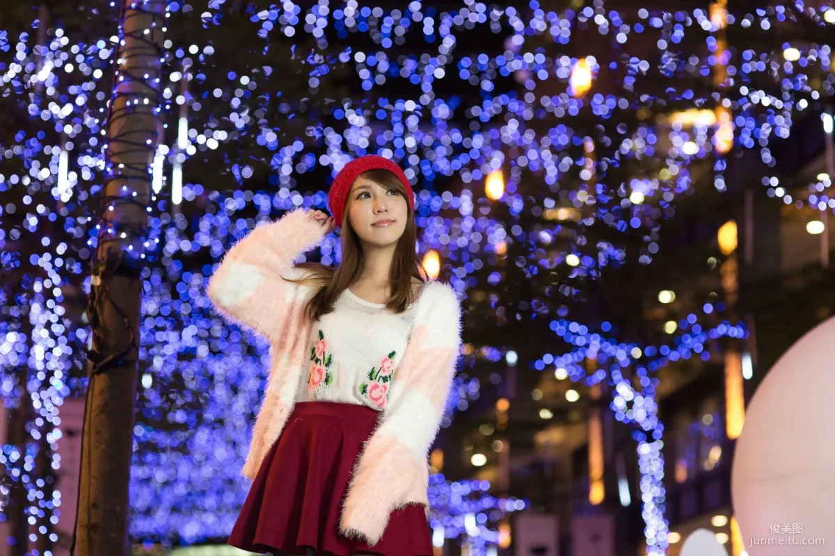 台湾正妹呂小步/吕思莹《黑丝夜拍》写真集15