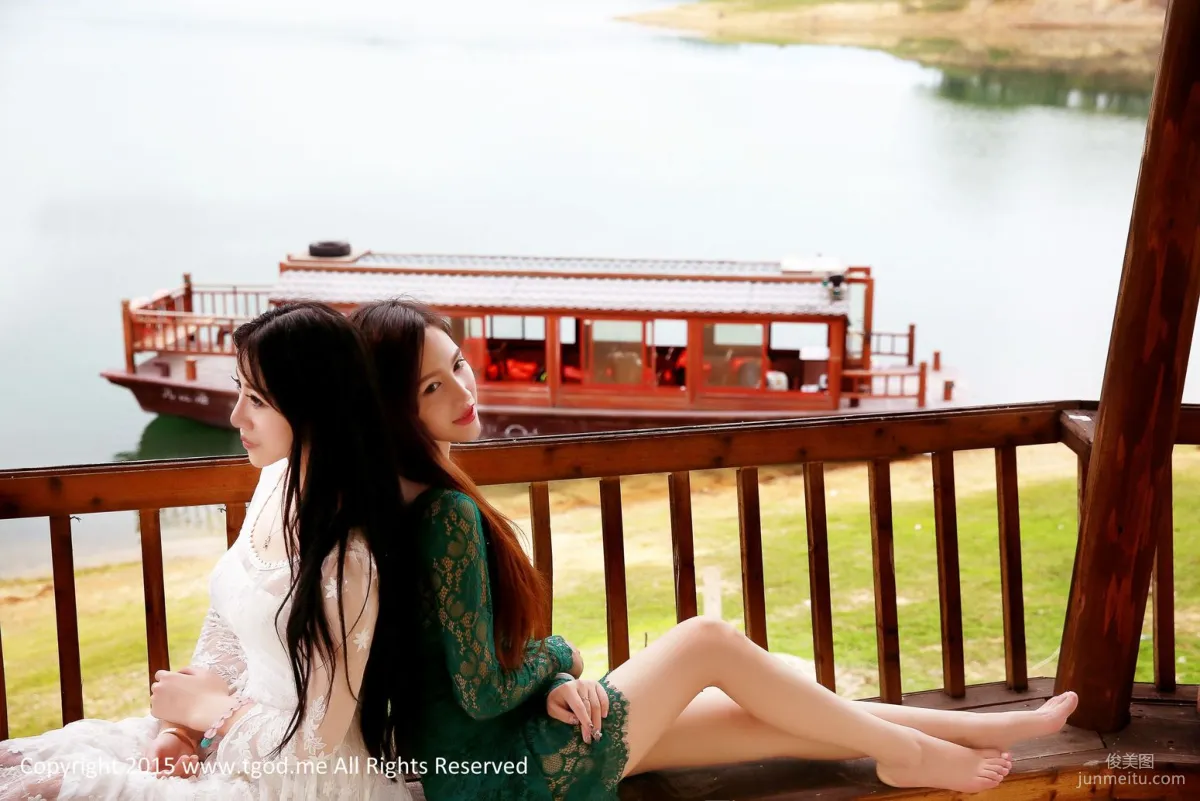 Youth Goddesses Lu Siyu, Xia Jing Goddess Arrives Jiujiang Huayuan Valley [TGOD] Photo Set photo 34