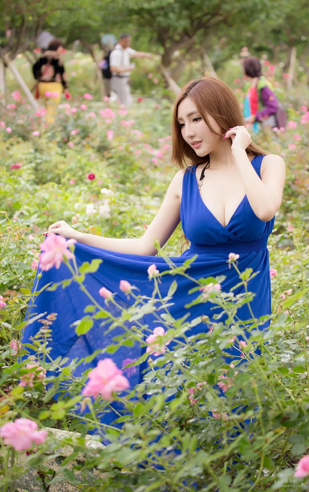 Taiwan Zhao Yun Syuan "Top Grade Blue Long Dress Goddess" Photo Set photo 84