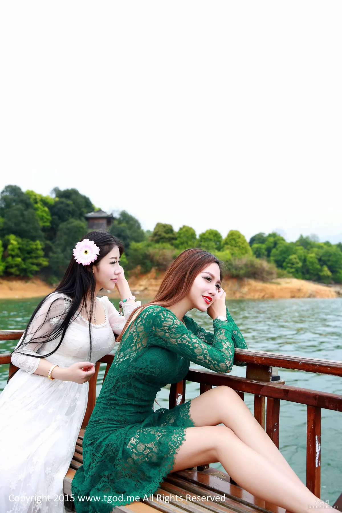Youth Goddesses Lu Siyu, Xia Jing Goddess Arrives Jiujiang Huayuan Valley [TGOD] Photo Set photo 18