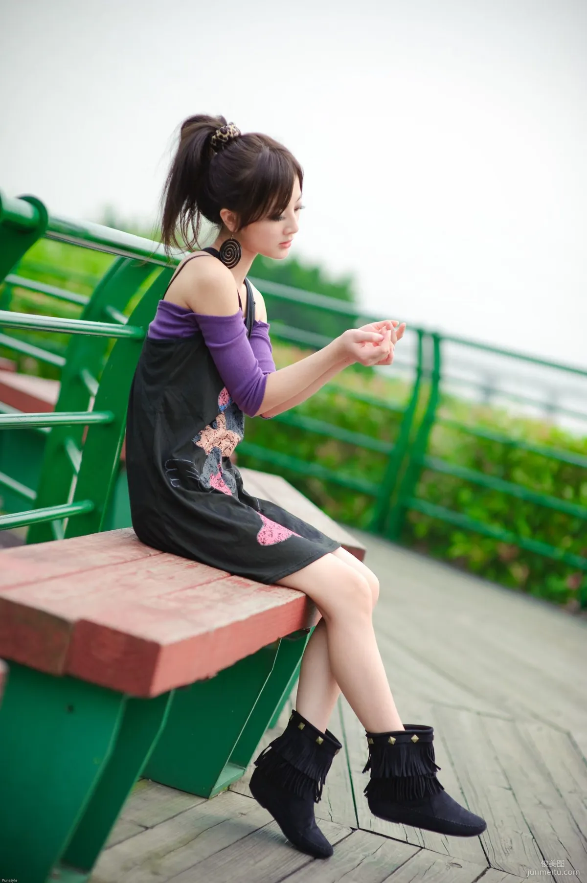 Guozi MM/Zhang Kaijie, Guandu Qu Outdoor Shoot, Photo Set photo 17