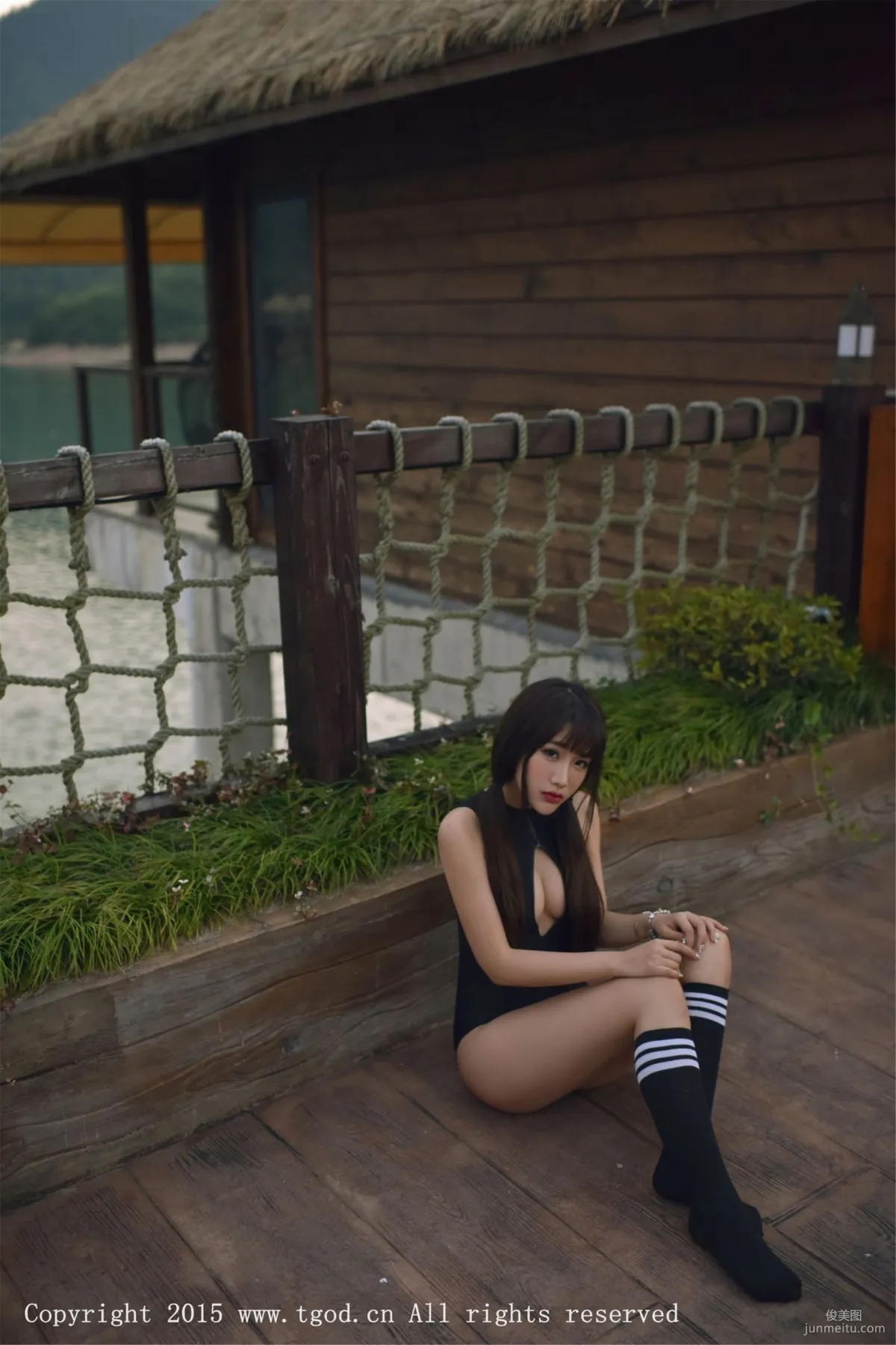 Akiki Zhu Ruomu, Yunman Travel Shoot, Gymnastics Suit and School Swimsuit Series [TGOD] Photo Set photo 58