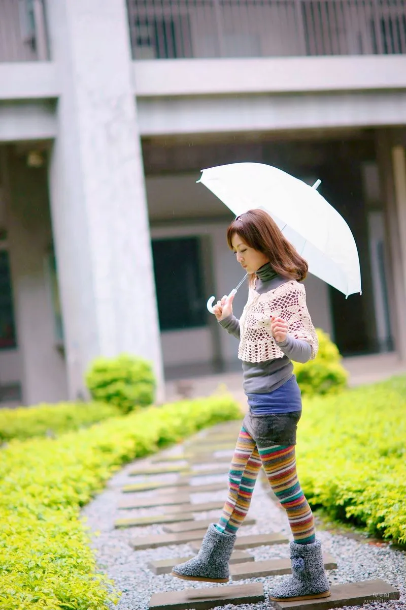 Guozi MM, Zhang Yunfei, Tunghai University Outdoor Shoot Photo Set photo 9