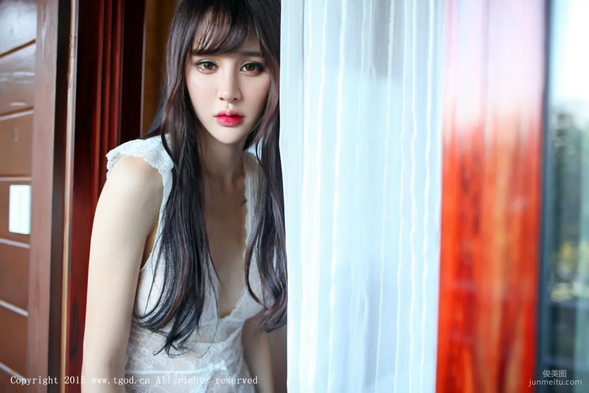 Cheryl Qingshu 'Yunman Travel Shoot' Hot Pants, Lace Series [TGOD] Photo Set photo 32