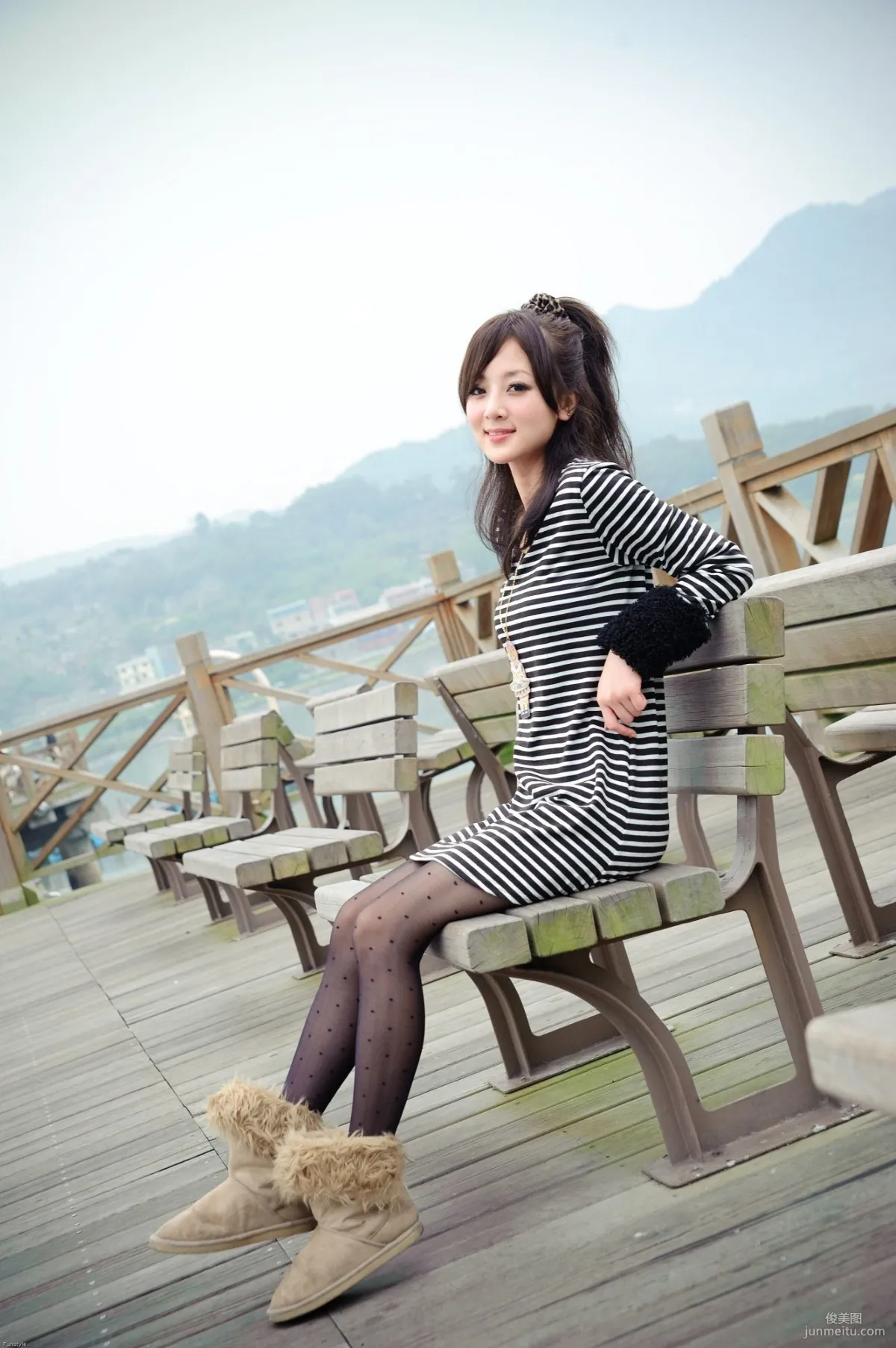 Guozi MM/Zhang Kaijie, Guandu Qu Outdoor Shoot, Photo Set photo 1