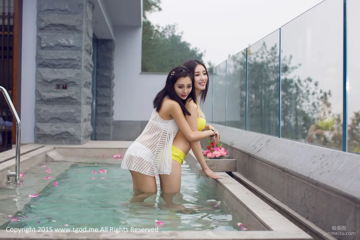 Liang Jingying, Li Ke Goddess Arrives Emeishan Hongzhushan Hot Spring Wu Meiniang Legend [TGOD] Photo Set photo 27