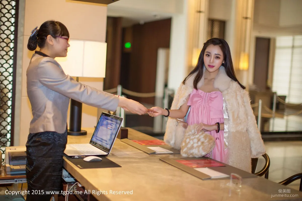 Liang Jingying, Li Ke Goddess Arrives Emeishan Hongzhushan Hot Spring Wu Meiniang Legend [TGOD] Photo Set photo 47