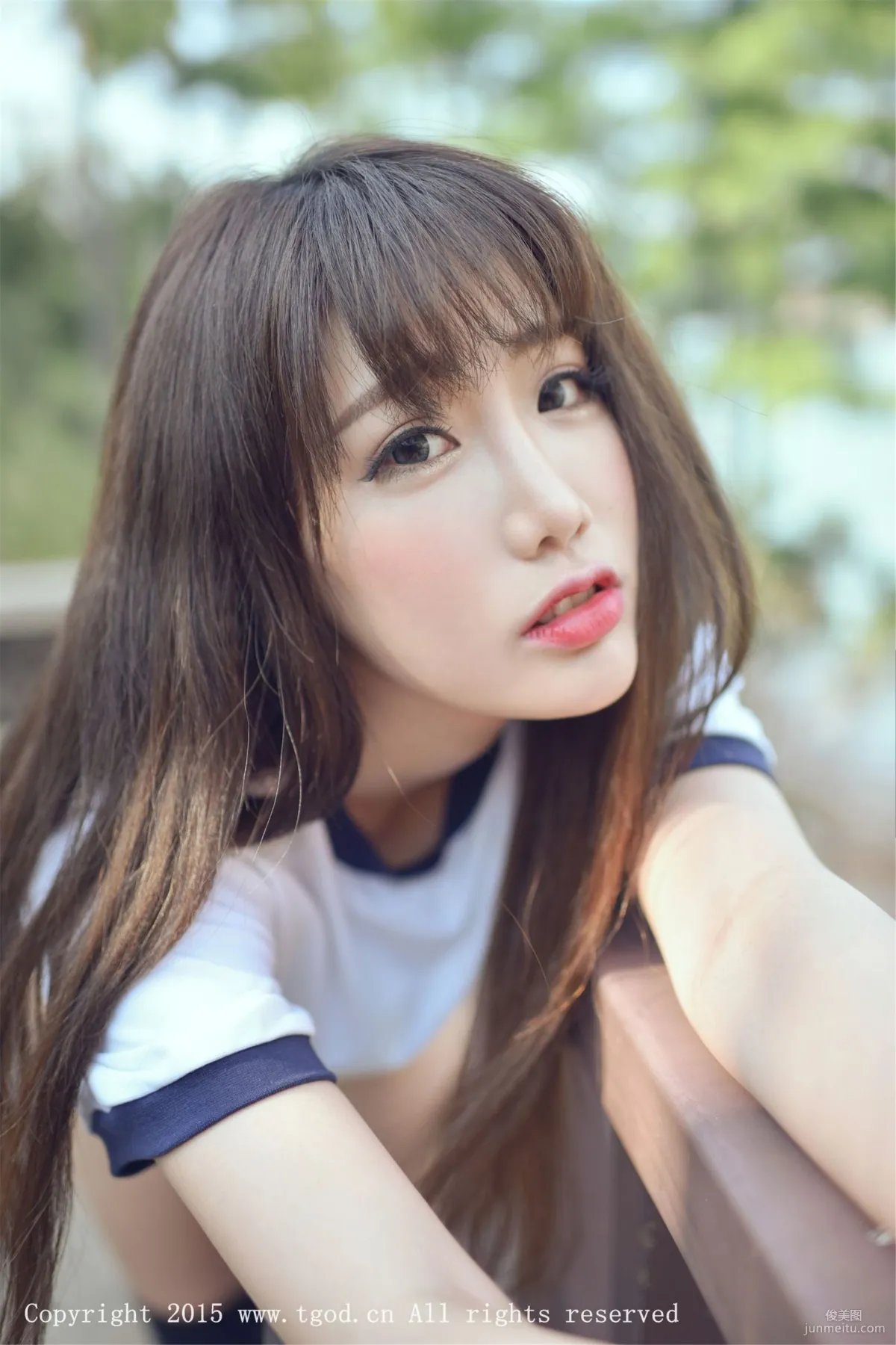Akiki Zhu Ruomu, Yunman Travel Shoot, Gymnastics Suit and School Swimsuit Series [TGOD] Photo Set photo 27