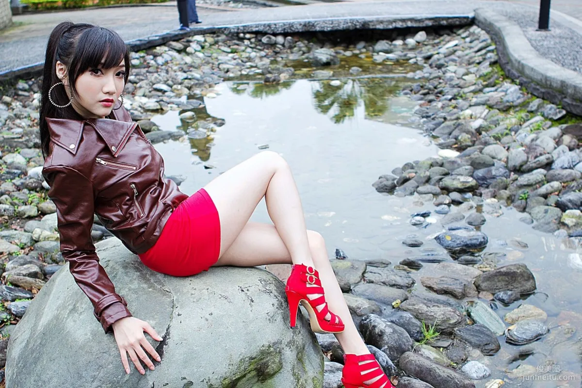 Taiwan Leg Model Tina Chen Siting, American Street, Street Snap Photo Set photo 24