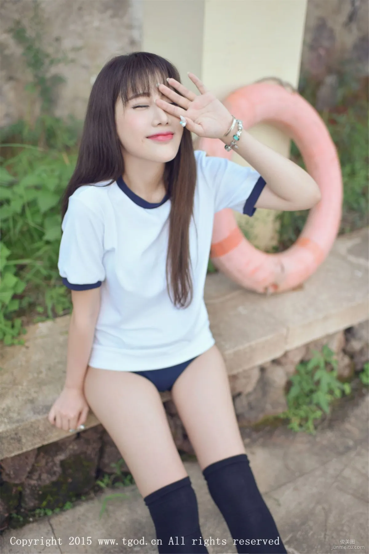 Akiki Zhu Ruomu, Yunman Travel Shoot, Gymnastics Suit and School Swimsuit Series [TGOD] Photo Set photo 22