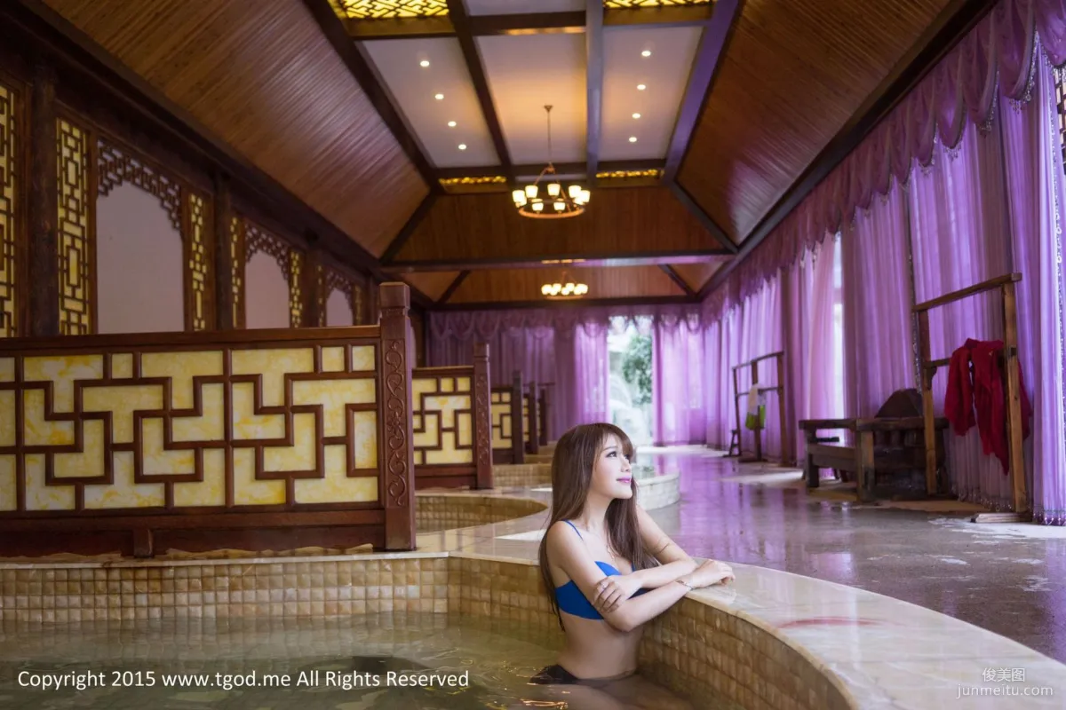 Akiki Zhu Ruomu 《Goddess Arrives》 Wuyi Niutoushan Hot Spring [TGOD] Photo Set photo 30