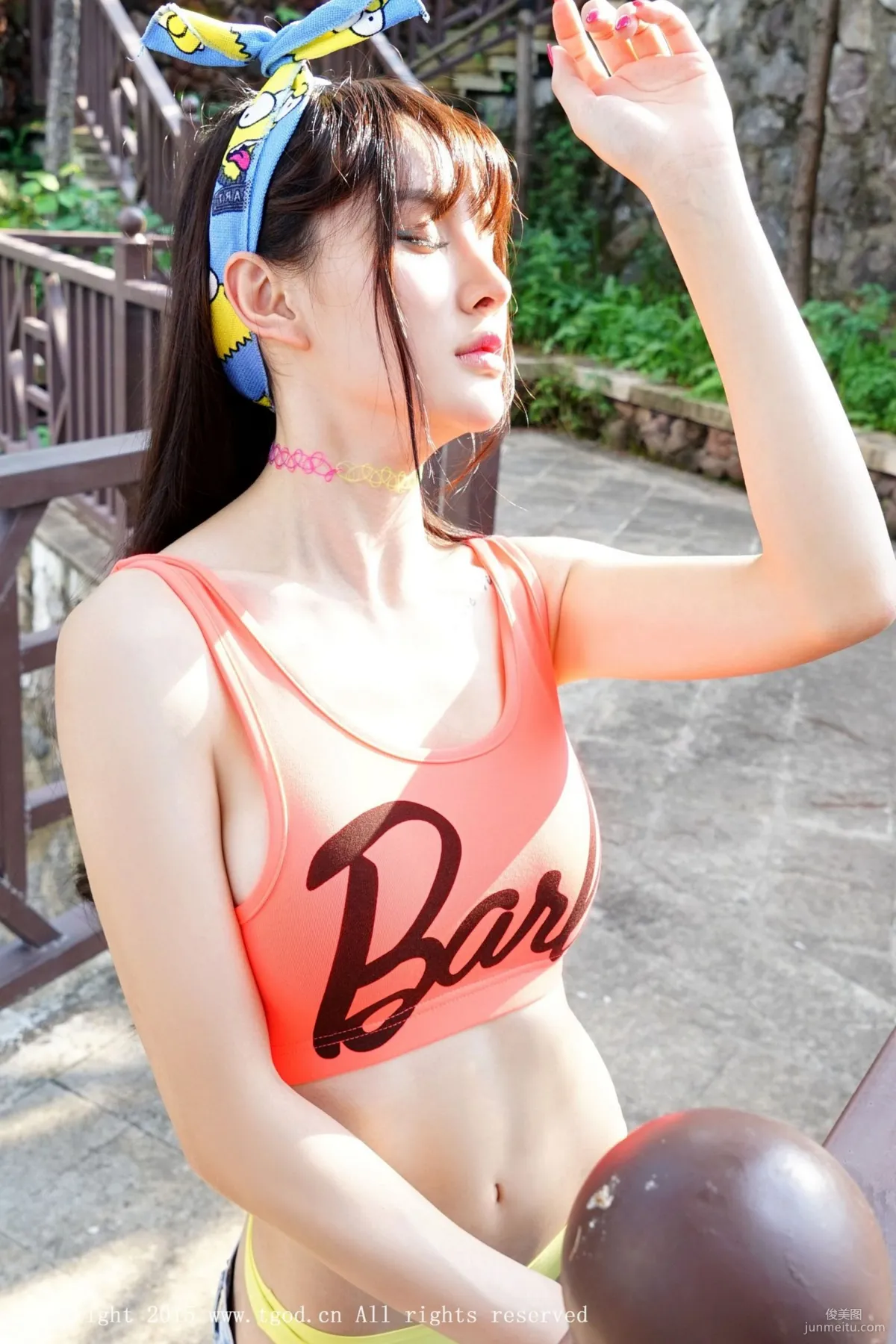 Cheryl Qingshu 'Yunman Travel Shoot' Hot Pants, Lace Series [TGOD] Photo Set photo 10