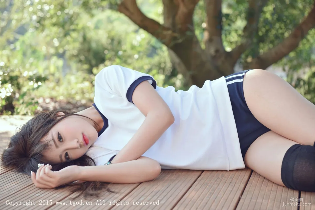 Akiki Zhu Ruomu, Yunman Travel Shoot, Gymnastics Suit and School Swimsuit Series [TGOD] Photo Set photo 40