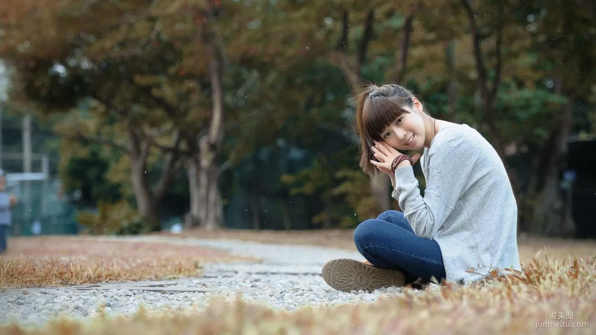 Taiwan Beauty Shen Qiaoqiao "Sweet Girl Fresh Outdoor Shoot Photos" Photo Collection photo 7