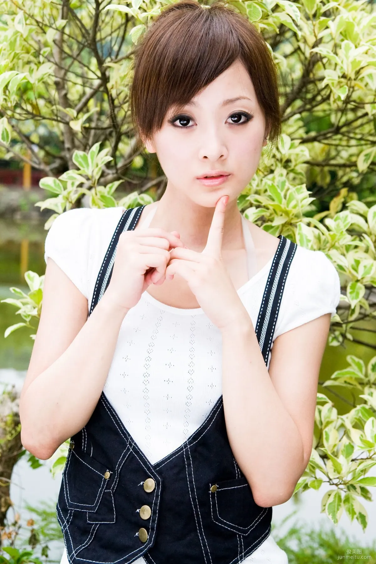 Guo Zi MM, Zhang Kaijie, Shuangxi Park Outdoor Shoot Photo Set photo 49