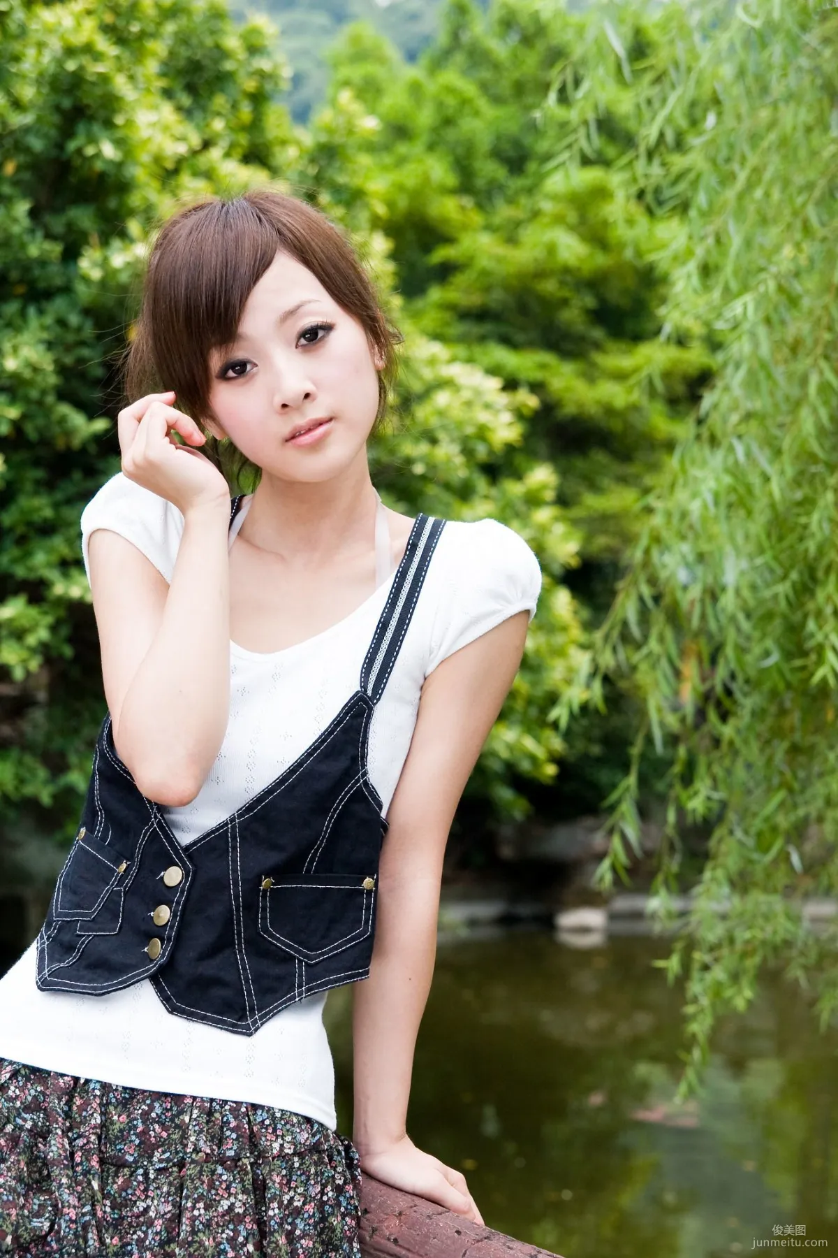 Guo Zi MM, Zhang Kaijie, Shuangxi Park Outdoor Shoot Photo Set photo 61