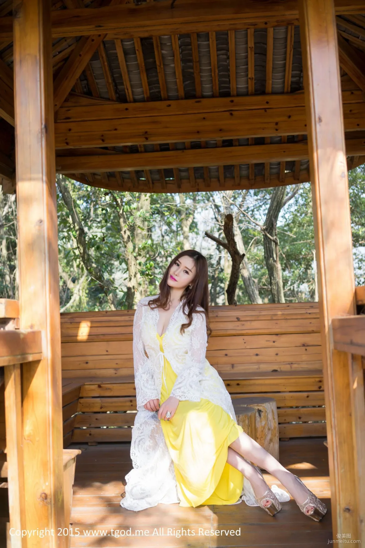 Yu Ji Una, Akiki Zhu Ruomu, Goddess Arrives: Suichang Tangmu Garden [TGOD] Photo Set photo 30
