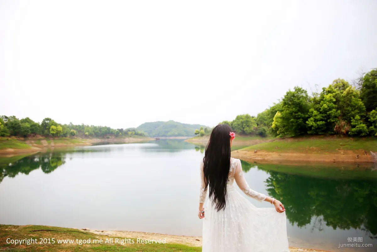 Youth Goddesses Lu Siyu, Xia Jing Goddess Arrives Jiujiang Huayuan Valley [TGOD] Photo Set photo 32