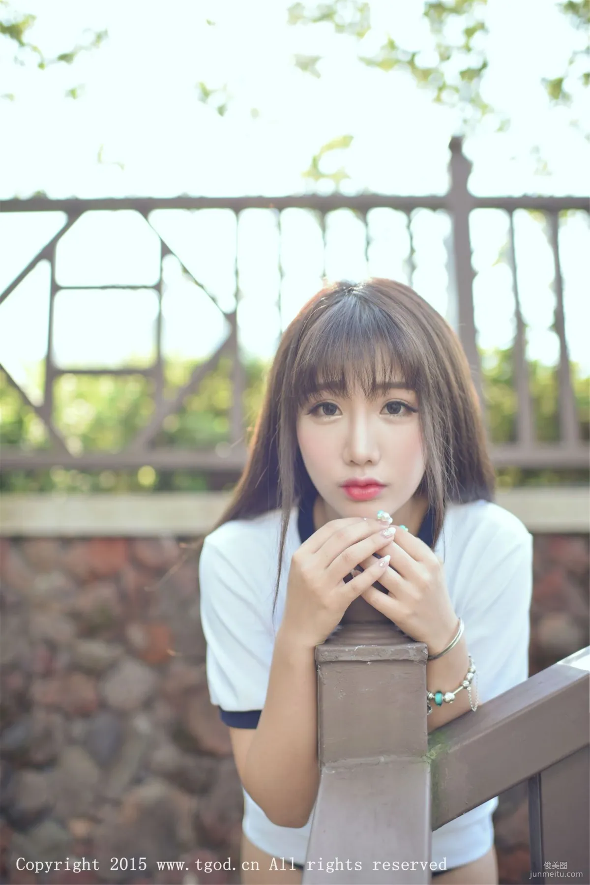 Akiki Zhu Ruomu, Yunman Travel Shoot, Gymnastics Suit and School Swimsuit Series [TGOD] Photo Set photo 18