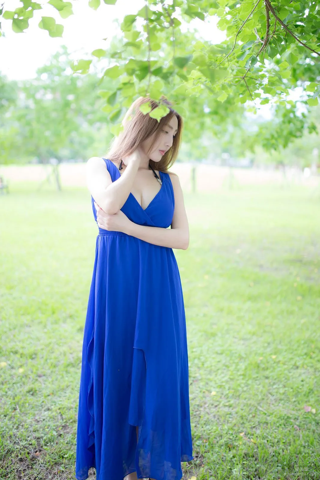 Taiwan Zhao Yun Syuan "Top Grade Blue Long Dress Goddess" Photo Set photo 20