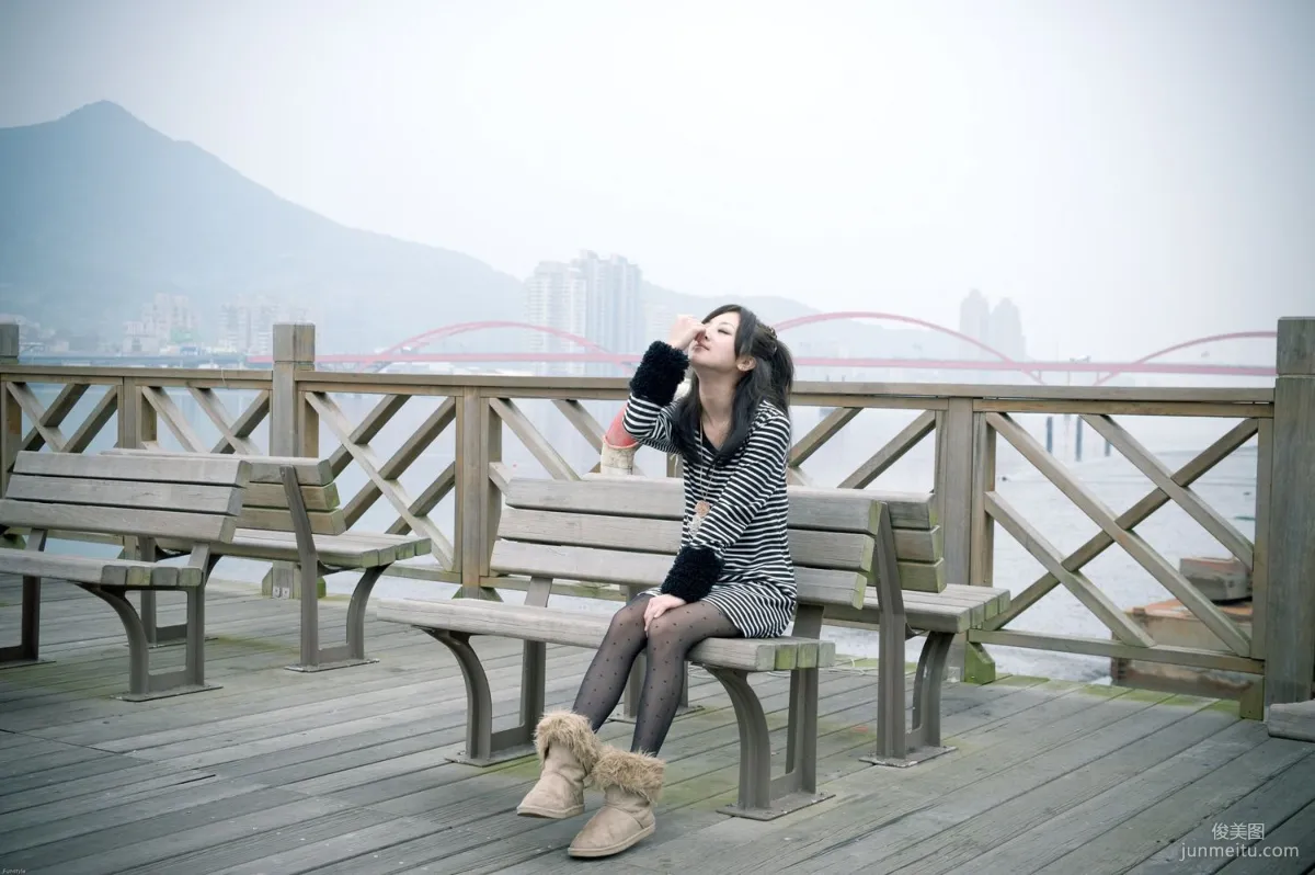 Guozi MM/Zhang Kaijie, Guandu Qu Outdoor Shoot, Photo Set photo 2
