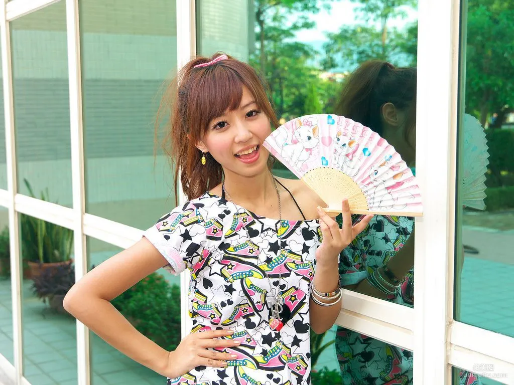 Taiwan Beauty Hongshi/Hong Shihan 'Fresh and Sweet Outdoor Shoot' Photo Set photo 37