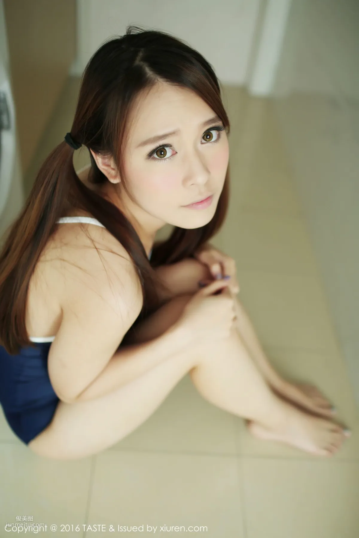 Carol Jiang, Cat-Ear Girl Kitchen Show + School Swimsuit Series [Wanwei Life] Vol.005 Photo Set photo 40