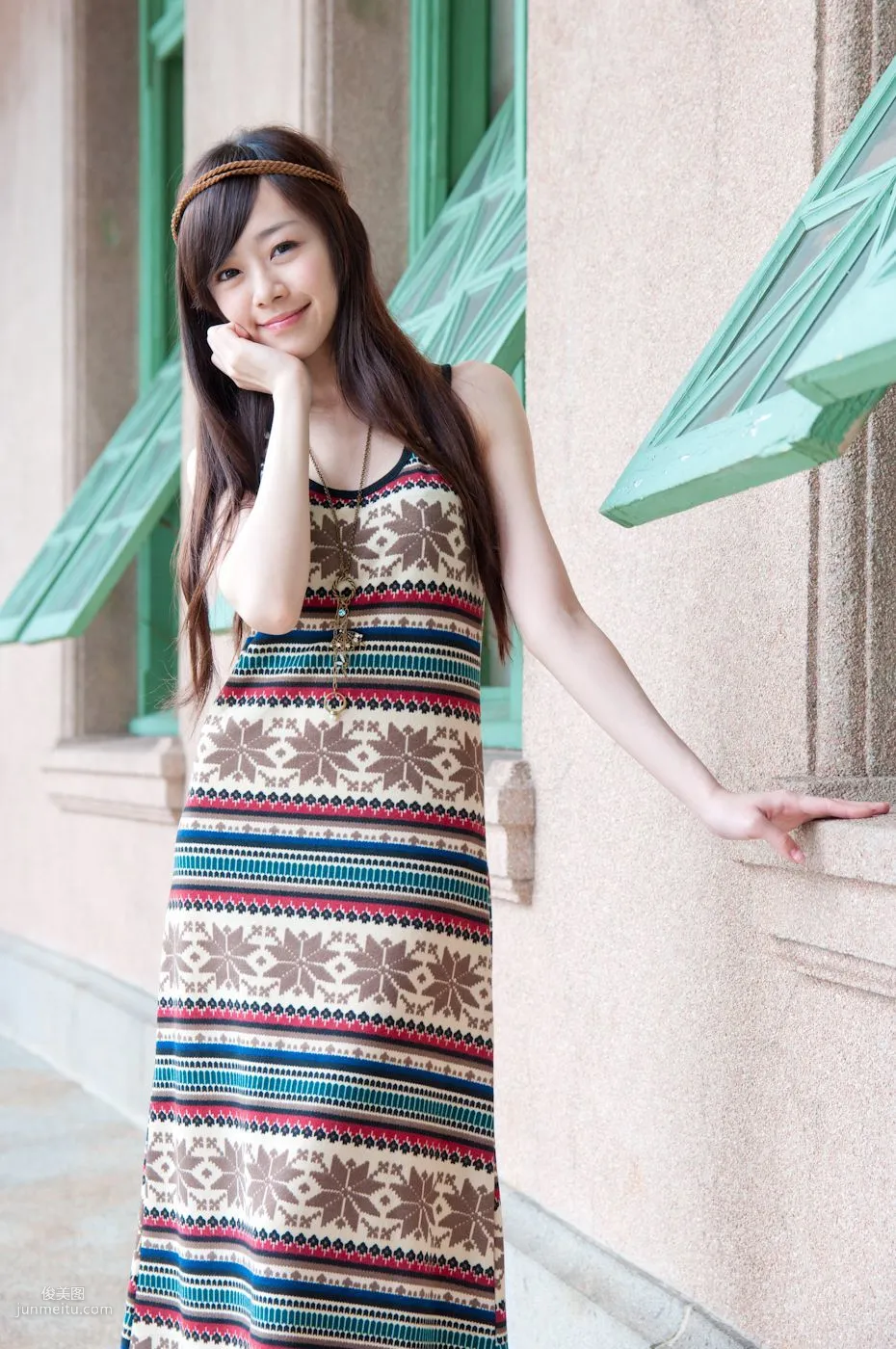 Taiwan Pure Beauty Mika Water Museum Street Snap Photo Set photo 23