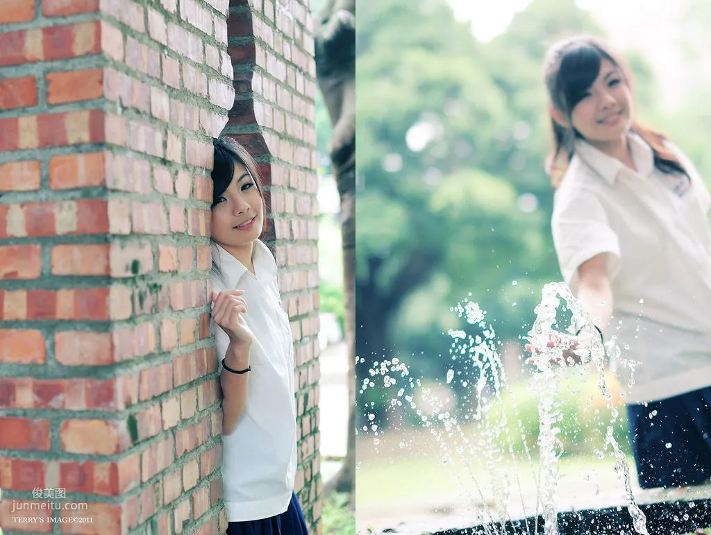 Taiwan Beauty Tuna/Xu Weiyin Little Fresh and Beautiful Outdoor Shoot Photos Collection photo 7