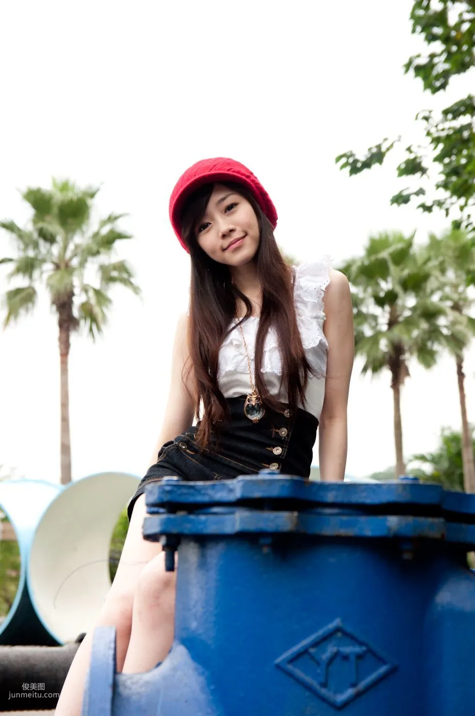Taiwan Pure Beauty Mika Water Museum Street Snap Photo Set photo 42