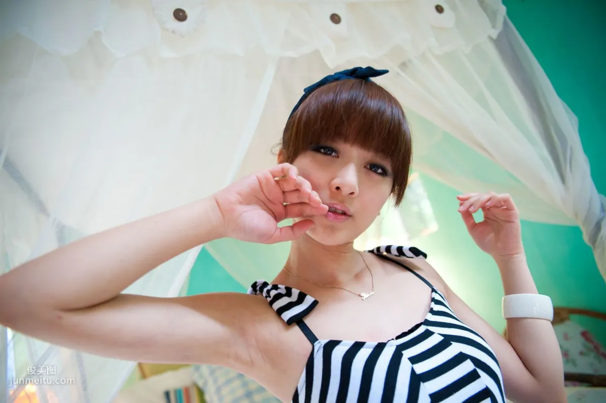 Zhang Kaijie / Mikako, Montmartre Cafe Outdoor Shoot Photo Set photo 78