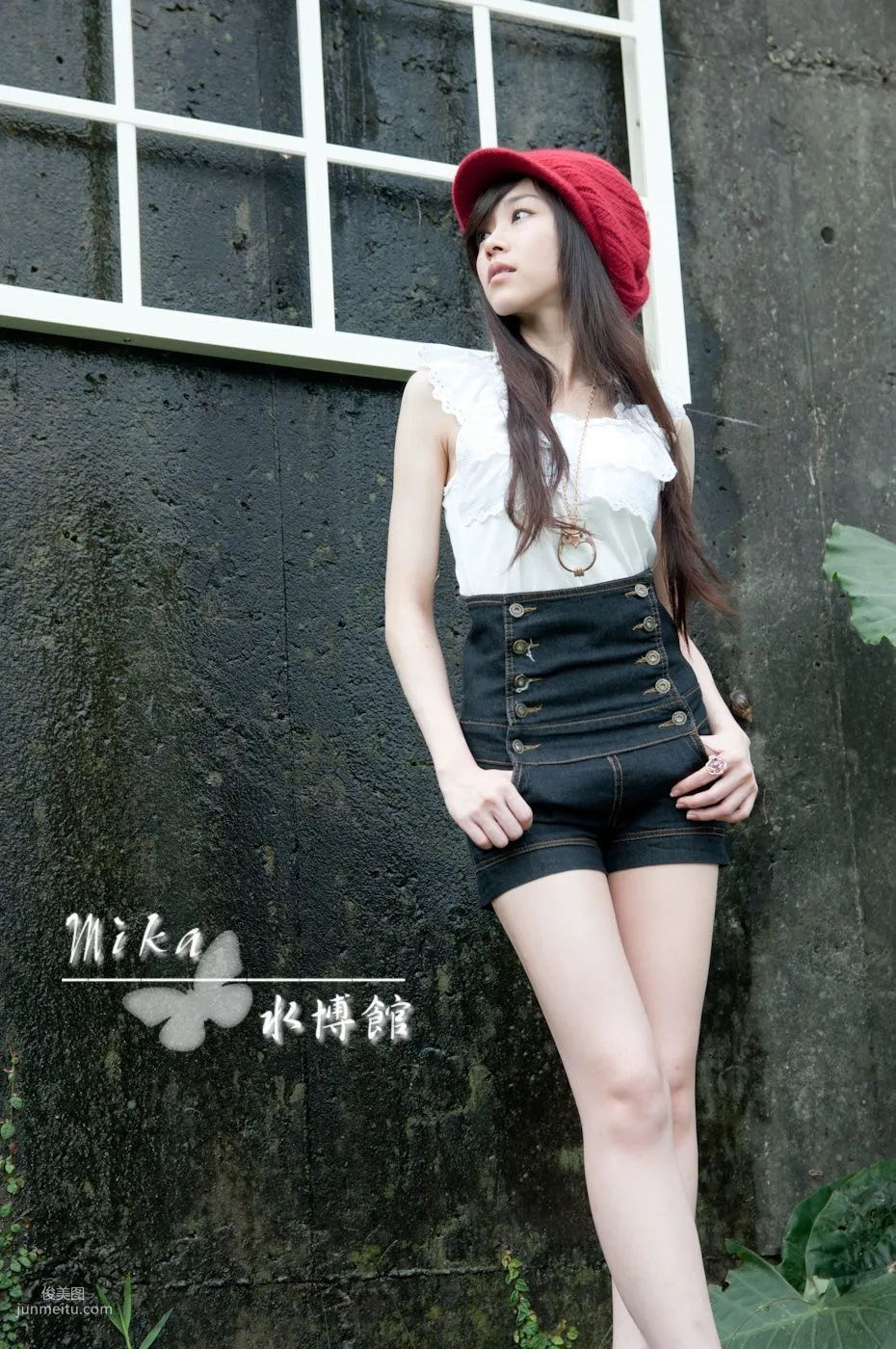 Taiwan Pure Beauty Mika Water Museum Street Snap Photo Set photo 13