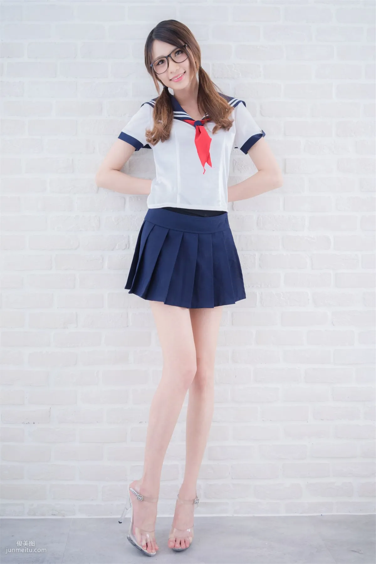 台灣正妹Candice蔡譯心《清新水手服學妹》寫真集 17