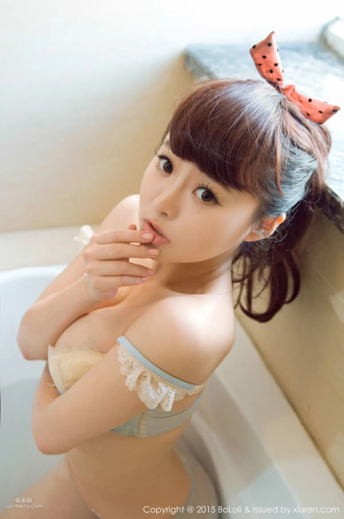 Liu Youqi Sevenbaby, Salmon [Boluoshe] Vol.003 Photo Set photo 21