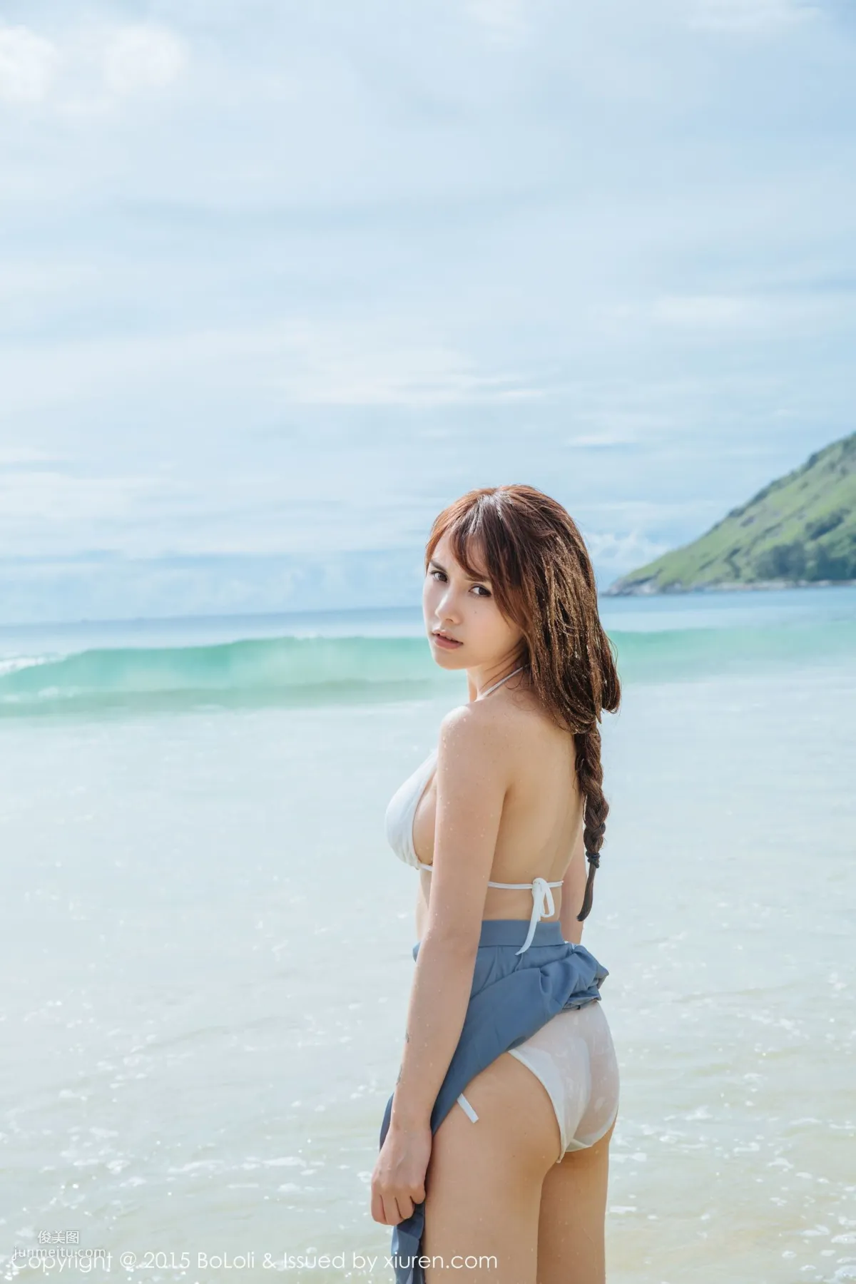 Xia Meijiang, Phuket Travel Shoot, Sexy Chef Plus Seaside Sailor Outfit [Boluoshe] Vol.077 Photo Set photo 42