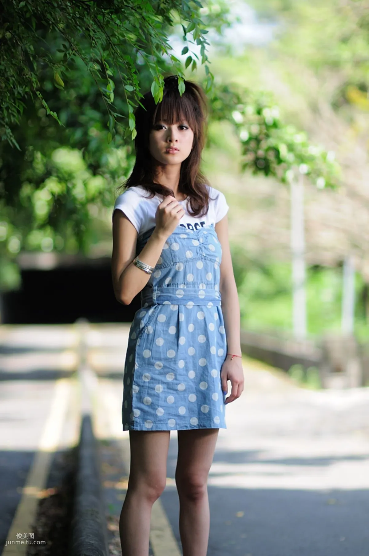 Taiwan Internet Celebrity Guozi MM, Children's Traffic Museum Street Snap Photo Set photo 32