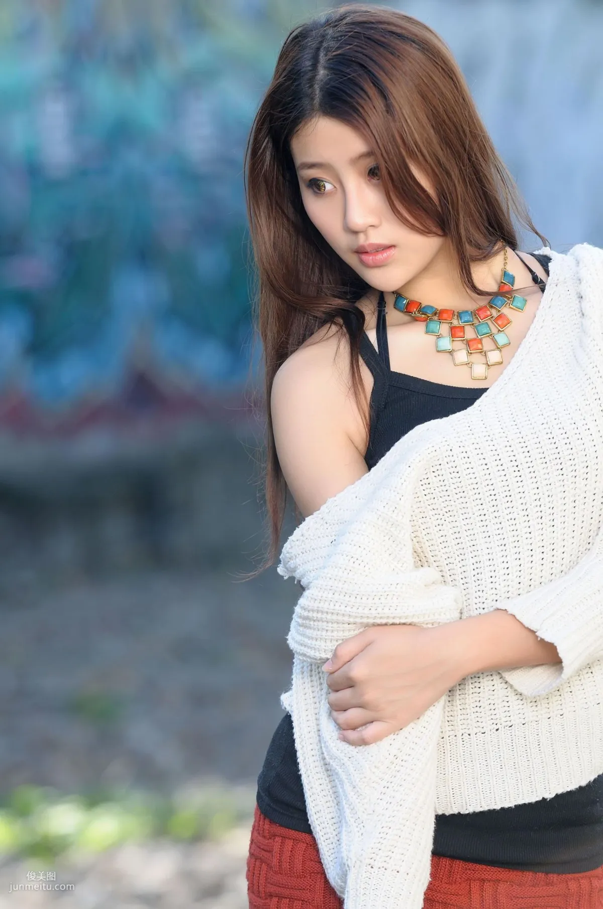 Lin Zhenyi Yuna Fresh and Sweet Outdoor Photos Photo Collection photo 8