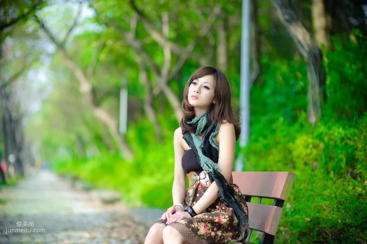 Guo Zi MM/Zhang Kaijie, Sisi South Village + Daan Forest Park Outdoor Shoot Photo Set photo 15