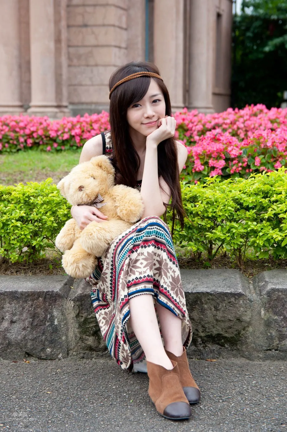Taiwan Pure Beauty Mika Water Museum Street Snap Photo Set photo 30