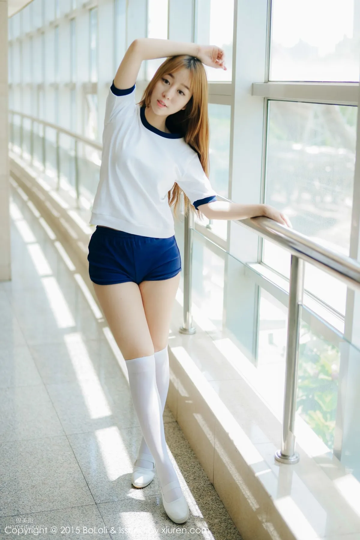 Wang Yuchun Campus Gymnastics Uniform Series~ [Boluoshe] Vol.038 Photo Set photo 4