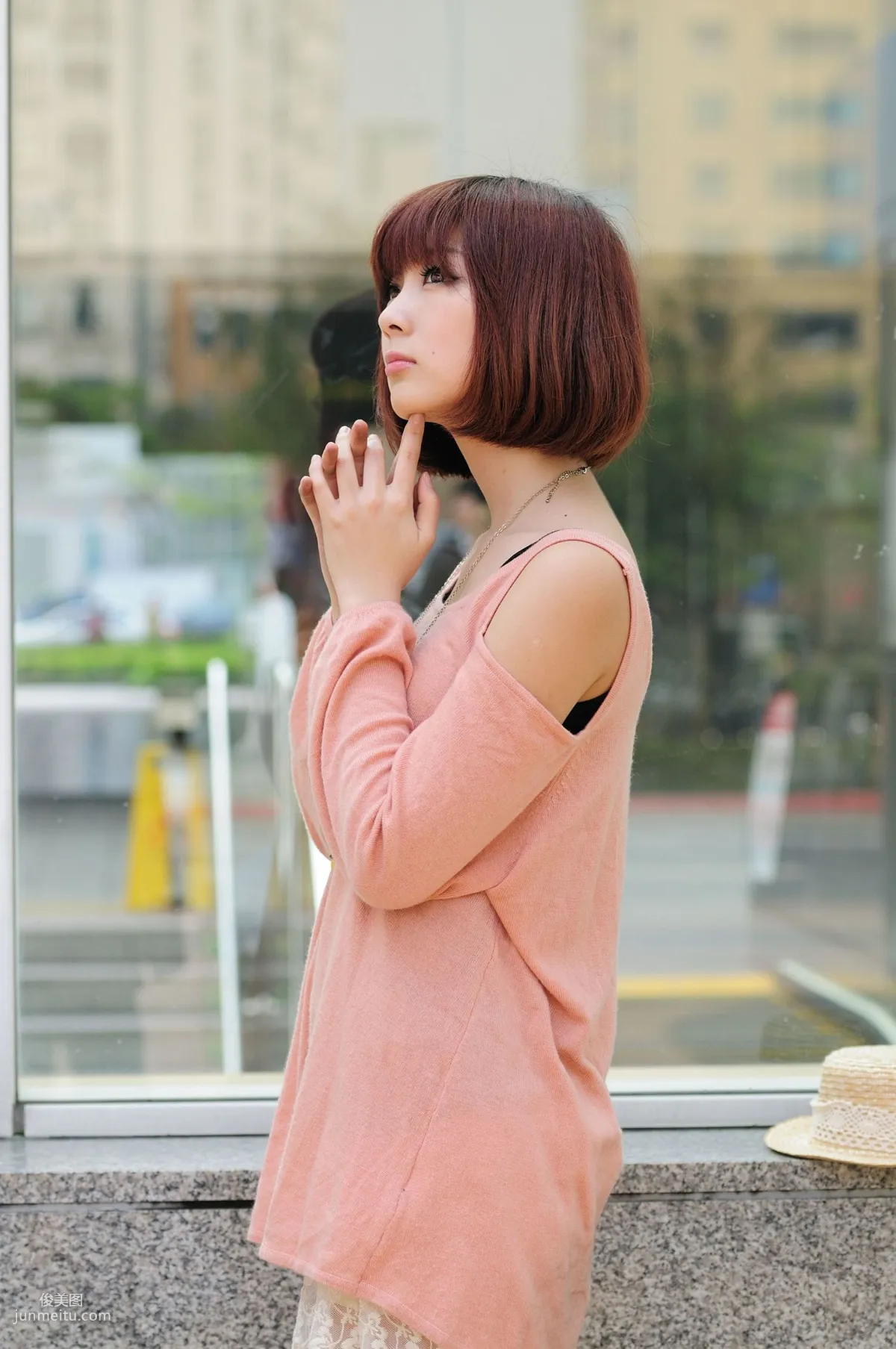 Short-Haired Beauty Xiaozhu patty, 2 Sets of Fresh Street Snap Photo Set photo 7